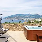 Lägenhet Laca - Sensational Coast View With Jacuzzi Sorrento